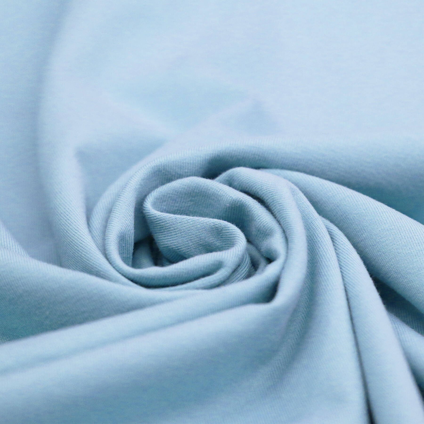 Katoenen Jersey Licht Blauw