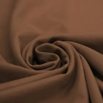 Tissu Coton Jersey Brun Clair  Tissu Coton Jersey Brun Clair