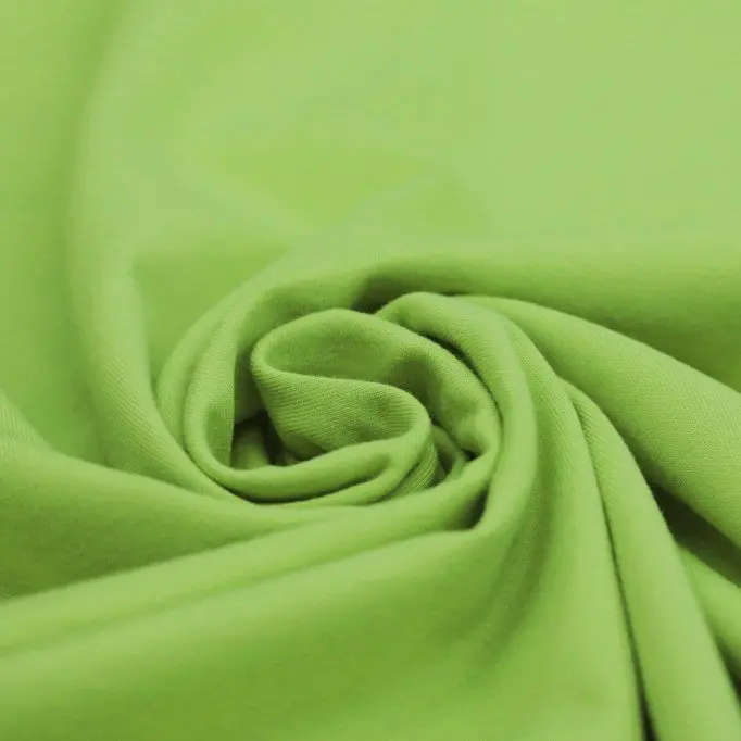 Tissu Coton Jersey Lime - (Tissu Jersey Coton)