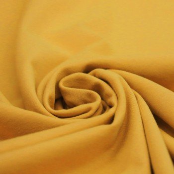 Cotton Jersey Knit Fabric Ocher