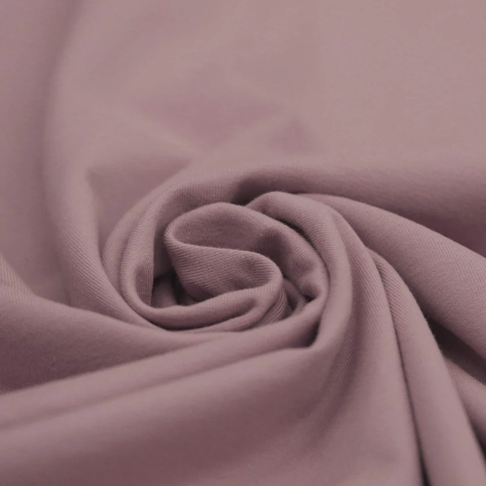 Bomuldsjersey Stof Gammel Mauve