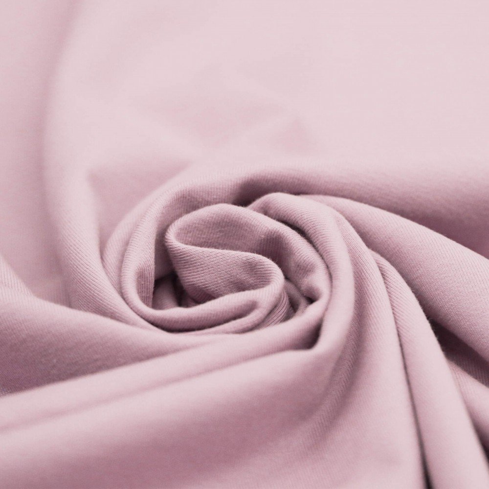 Jersey Cotone Lycra Rosa Antico