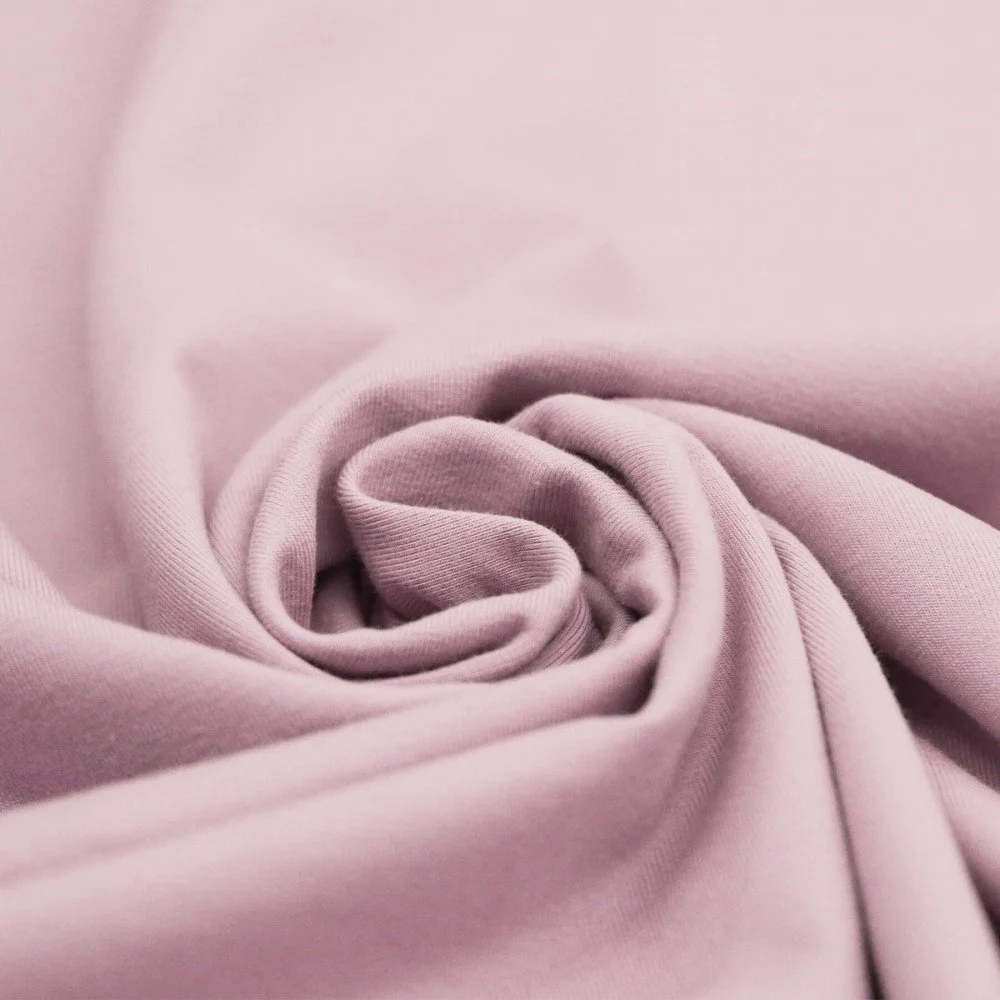 Bomuldsjersey Stof Gammel Pink