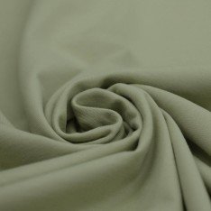 Tessuto Jersey Di Cotone Oliva