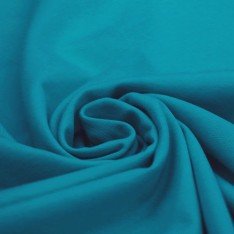 Jersey Cotone Lycra Petrolio
