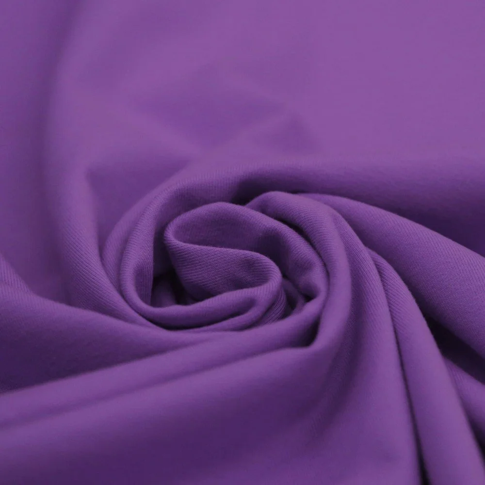 Bomuldsjersey Stof Violet