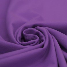 Tessuto Jersey Di Cotone Lycra Viola