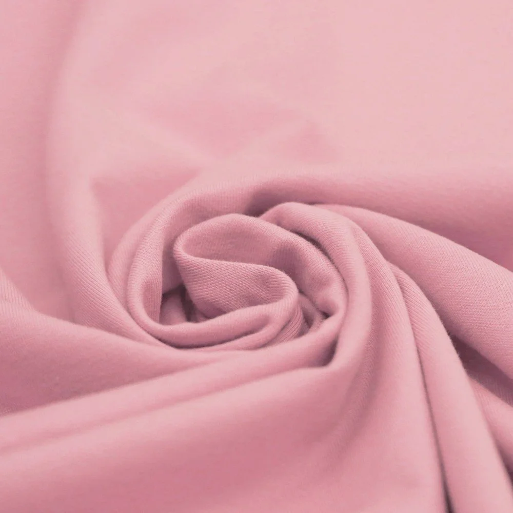 Bomuldsjersey Stof Vintage Pink
