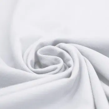 Tissu Coton Jersey Blanc  Tissu Coton Jersey Blanc