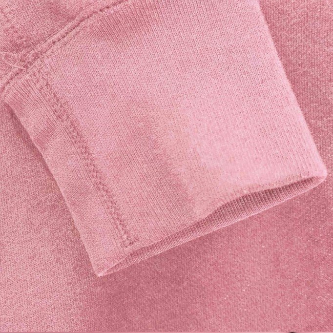 Tissu Bord-Côtes Vintage Rose - (Tissu Bord-Côtes )