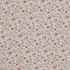 Double Gauze Fabric Digital Print - Beige Romantic Flower