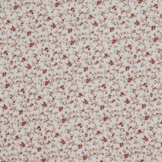 Double Gauze Fabric Digital Print - Beige Romantic Flower