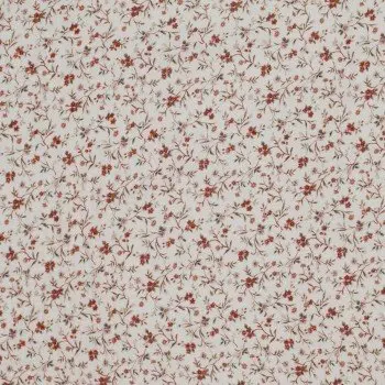 Tessuto Doppia Garza Stampa Digitale - Beige Fiore Romantico Tessuto Doppia Garza Stampa Digitale - Beige Fiore Romantico