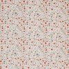 Double Gauze Fabric Digital Print - Flower Collage Beige