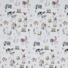 Jersey Cotton Fabric Digital Print - Countryside