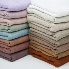 Pointelle Cotton Jersey Fabric (Stripes) Sea Green Pointelle Cotton Jersey Fabric (Stripes) Sea Green