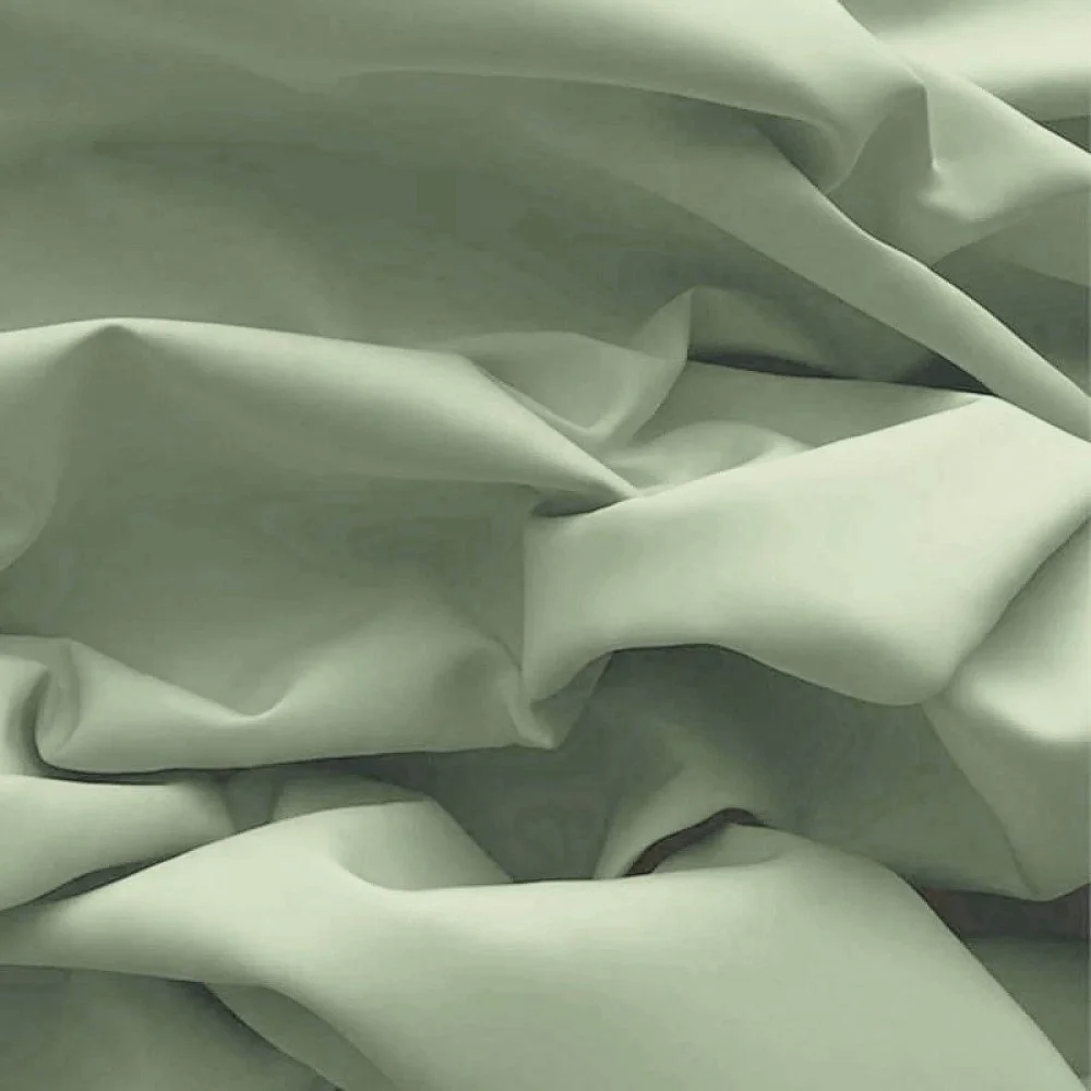 Poplin Cotton Fabric Dusty Green