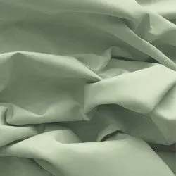 Tessuto Popeline Di Cotone Verde Polveroso Tessuto Popeline Di Cotone Verde Polveroso