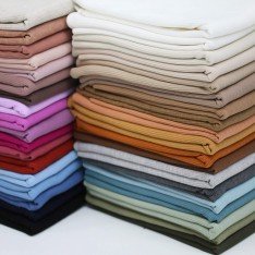 Rib Knit Jersey Fabric Camel