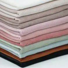 Small Knitted Corduroy Jersey Fabric Old Pink