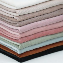 Small Knitted Corduroy Jersey Fabric Sea Green