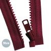VISLON Divisible Zipper YKK Dark Bordeaux (048) 90CM