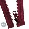 VISLON Lynlåse Delbar YKK Mørk Bordeaux 90CM - (Lynlåse YKK)