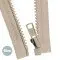 VISLON Divisible Zipper YKK Dark Beige (128) 60CM VISLON Divisible Zipper YKK Dark Beige 60CM - (Zippers YKK)