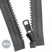VISLON Divisible Zipper YKK Dark Grey 30CM - (Zippers YKK)