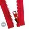 VISLON Fermetures Éclair Séparable Rouge Foncé 50CM - (Fermetures Éclair YKK )