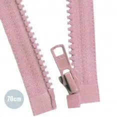VISLON Deelbare Bloktand Rits YKK Vintage Roze (377) 70CM
