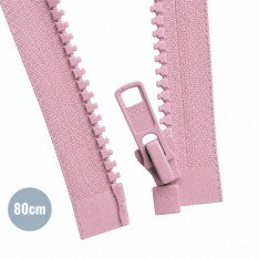 VISLON Cerniera Lampo Divisibile YKK Rosa (377) Vintage 80CM VISLON Cerniera Lampo Divisibile YKK Rosa (377) Vintage 80CM