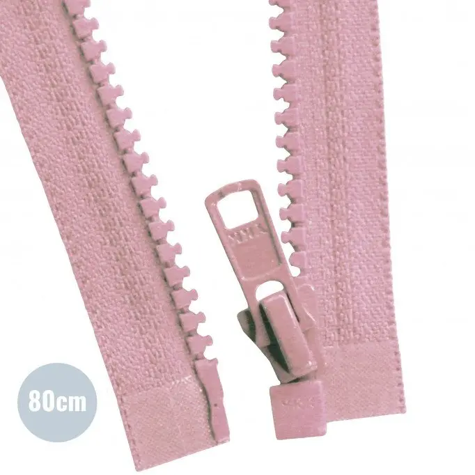 VISLON Divisible Zipper YKK Vintage Pink (377) 80CM VISLON Divisible Zipper YKK Vintage Pink 80CM - (Zippers YKK)