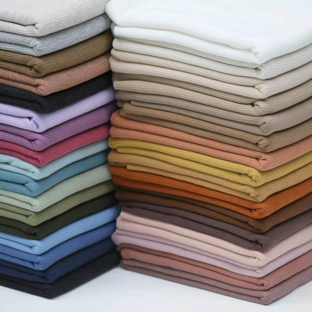 Waffle Knit Jersey Fabric Surprise Box 10 x 1 Metre Waffle Knit Jersey Fabric Surprise Box 10 x 1 Meter - (Fabric Outlet)