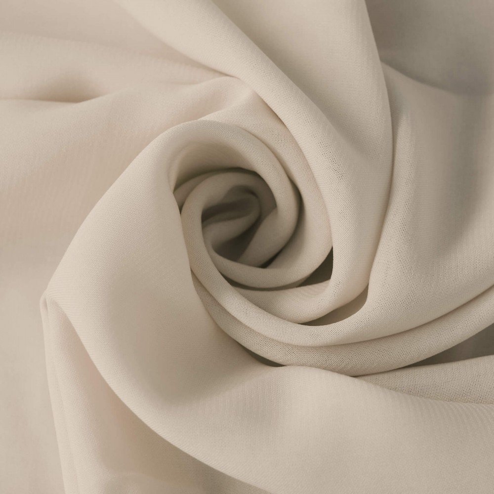 Chiffon Stoff Beige 