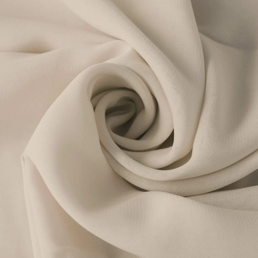 Chiffon Stoff Beige 
