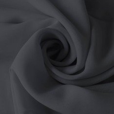 Chiffon Fabric Dark Grey