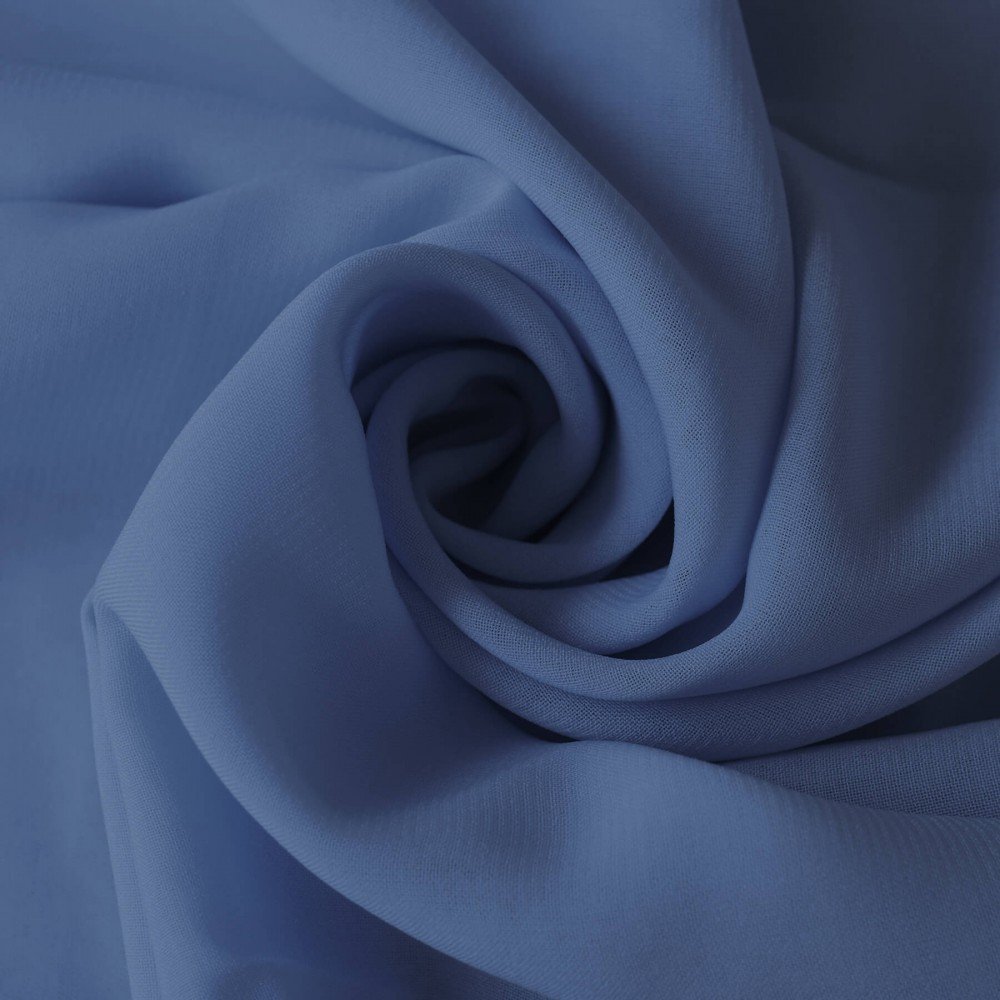 Chiffon Stoff Dunkel Jeans