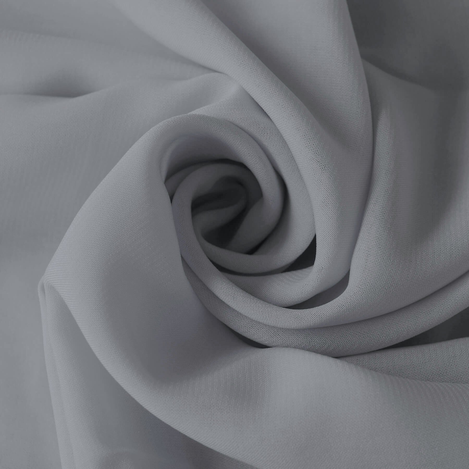 Chiffon Stof Grijs