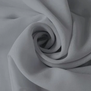 Chiffon Fabric Grey Chiffon Fabric Grey