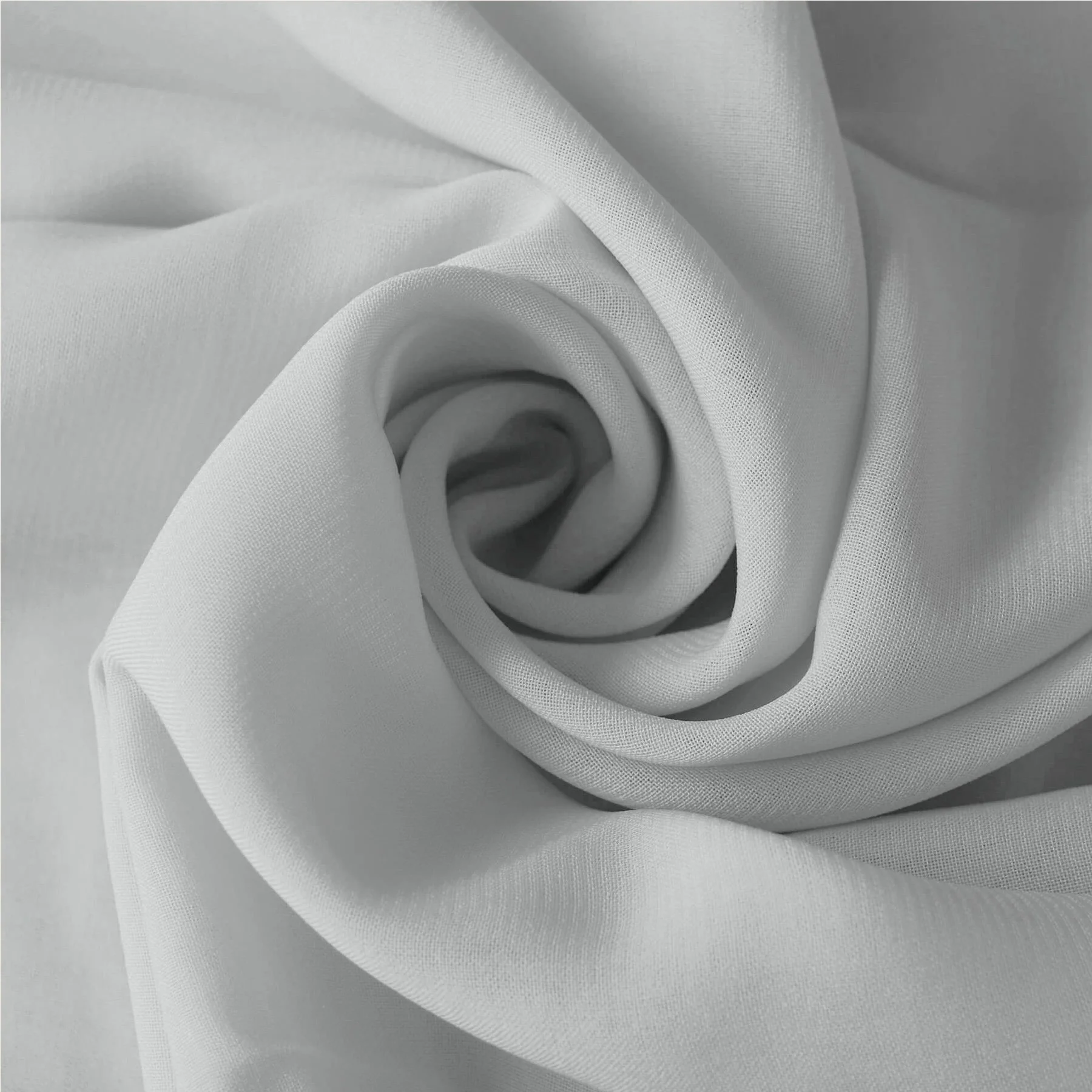 Chiffon Stof Licht Grijs