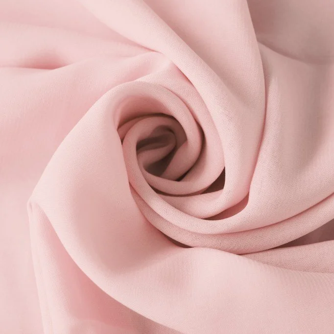 Chiffon Stoff Rosa  - (Chiffon Stoffe)