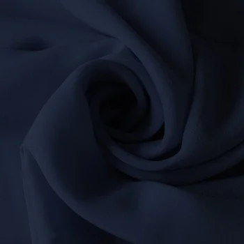 Chiffon Fabric Navy Chiffon Fabric Navy