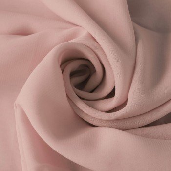 Chiffon Stoff Nude Rosa  Chiffon Stoff Nude Rosa
