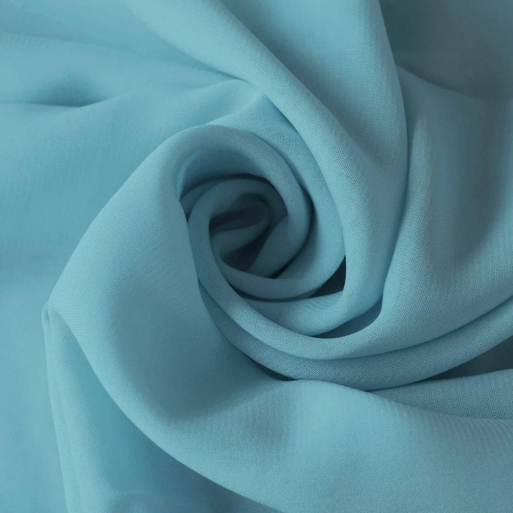 Chiffon Stoff Altgrün 