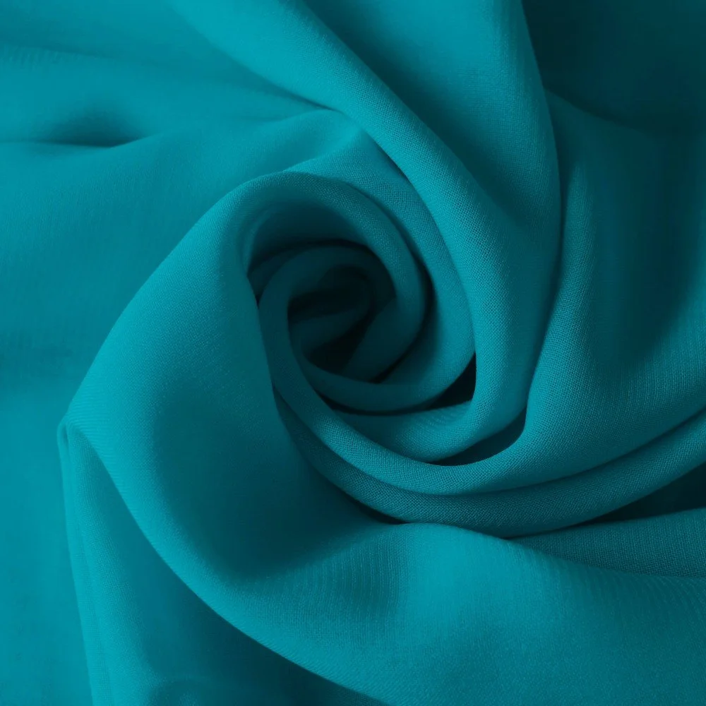 Chiffon Stoff Petrol