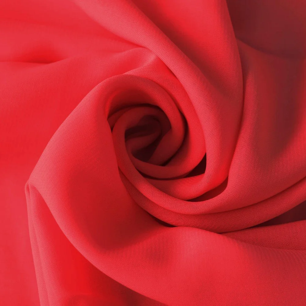 Chiffon Stoff Rot 