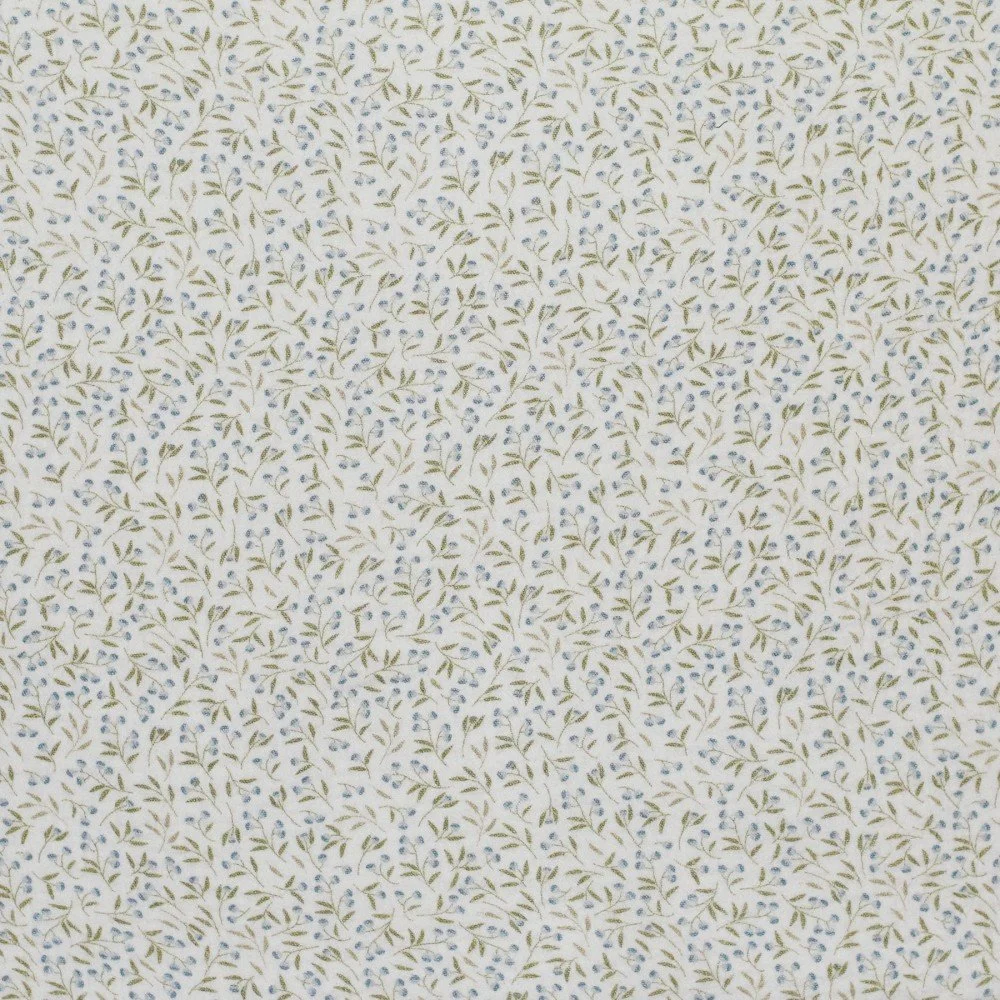 Baumwoll Musselin Stoff Digital - Blaubeerpflanze Baumwoll Musselin Stoff Digital - Blaubeerpflanze
