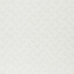 Double Gauze Fabric Embroidered - Millefleurs Ecru