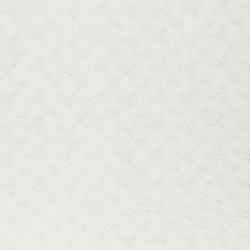 Baumwoll Musselin Stoff Bestickt - Millefleurs Ecru